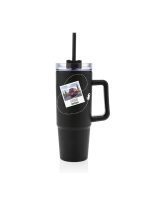 Vlastní text na cestovatelskou termosku s průhledným víčkem