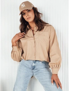 Dámská košile KLARA camel Dstreet model 21972587 - FashionStreet