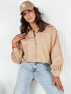 Dámske tričko KLARA camel FashionStreet DY0371