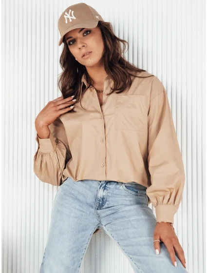 Dámská košile KLARA camel Dstreet model 21972587 - FashionStreet