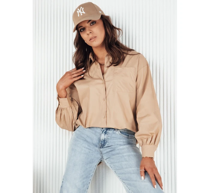 Dámská košile KLARA camel Dstreet model 21972587 - FashionStreet
