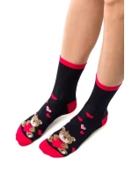 Dámské ponožky model 14559108 Srdce - Steven Dámské ponožky model 14559108 Srdce - Steven