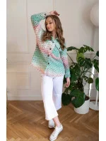 Tmavo ružová košeľová dámska bunda s golierom (2453)