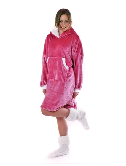 Siena Oversize mikina Old Pink