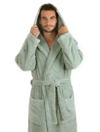 pánský župan Athena s kapucí model 20647421 - Vestis