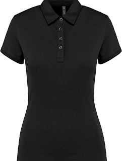K 263 Dámské žerzejové polo model 22507228 black - Kariban