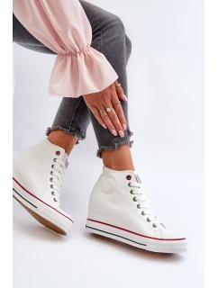 Dámské tenisky na podpatku model 21652944 bílé - Cross Jeans