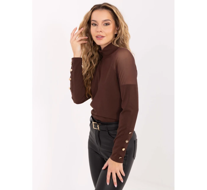 Blúzka MI BZ M776.13 hnedá Blúzka MI BZ M776.13 hnedá