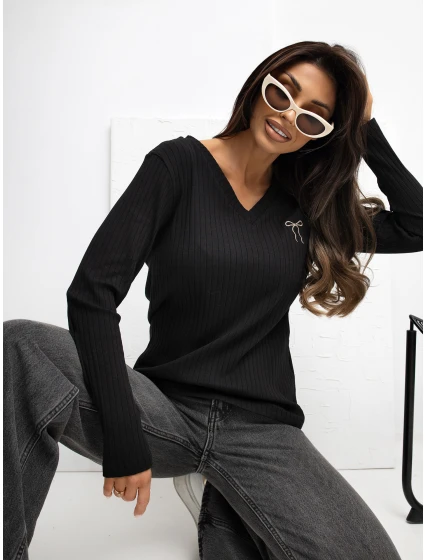 Blúzka RV BZ A1056.11 čierna Blúzka RV BZ A1056.11 čierna