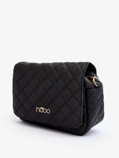 NOBO Prošívaná taška Messenger Černá