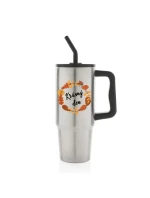 KRÁSNÝ DEN (PODZIM) - stříbrný cestovní termohrnek 900 ml