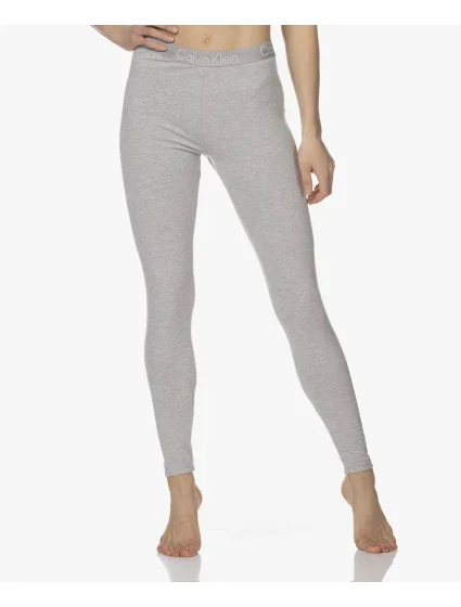 Dámske legíny - QS6758E - P7A - Šedé - Calvin Klein Dámske legíny - QS6758E - P7A - Šedé - Calvin Klein