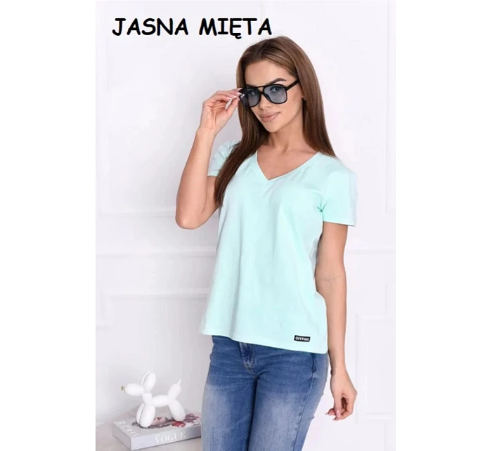 Dámske tričko s krátkym rukávom Serek brown - Off Pink