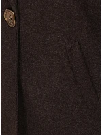Płaszcz damski klasyczny czekoladowy model 22404917 - FashionStreet