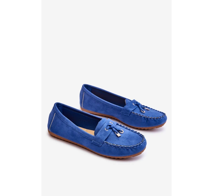 Klasické semišové mokasíny Modre Good Time Klasické semišové mokasíny Modre Good Time