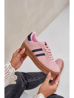 Dámské Tenisky Na Platformě Růžové model 21680443 - Boto Dámské Tenisky Na Platformě Růžové model 21680443 - Boto