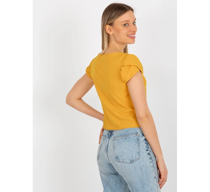 Blúzka LK BZ 505783 1.42P tmavo žltá