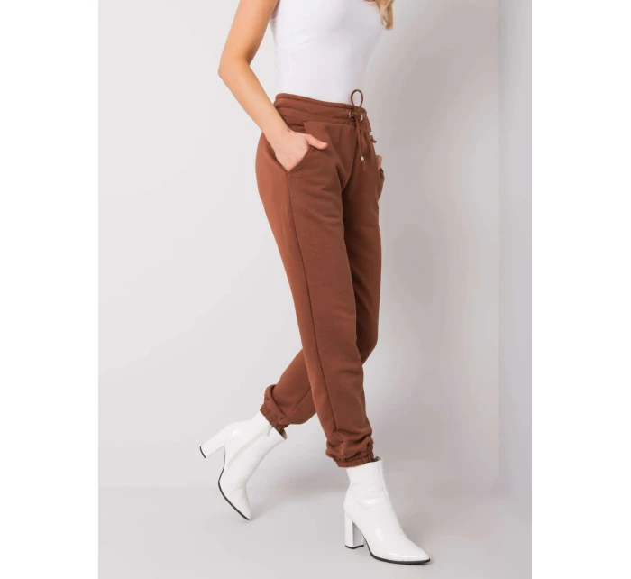 Tepláky RV DR 6120.03P tmavo hnedá