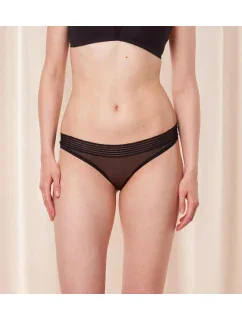 Zvodný priesvitný Tai s vysokými nohavicami - ČIERNY - TRIUMPH ČIERNY - TRIUMPH