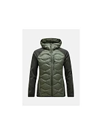 Peak Performance M Helium Down Hybrid Hood Green