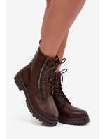 Dámské Workery Zateplené Čokoládové model 21747784 - Boto Dámské Workery Zateplené Čokoládové model 21747784 - Boto