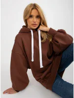 Dámska mikina EM BL 694.20x tmavo hnedá - FPrice Dámska mikina EM BL 694.20x tmavo hnedá - FPrice