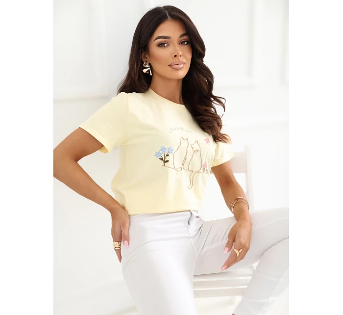 Tričko IR TS R2766.60 světle žluté Tričko IR TS R2766.60 světle žluté