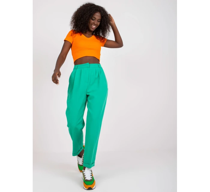 Spodnie TO SP model 18484276 zielony - FPrice Spodnie TO SP model 18484276 zielony - FPrice