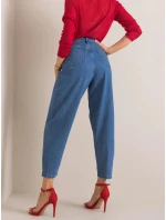 Dámske džínsy s vysokým pásom SP-888 - RUE PARIS