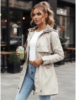 Dámská přechodná bunda parka šedá Dstreet model 21975178 - FashionStreet