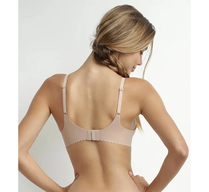 Dámská podprsenka s kosticí DIM TRIANGLE BODY TOUCH BRA - DIM - tělová