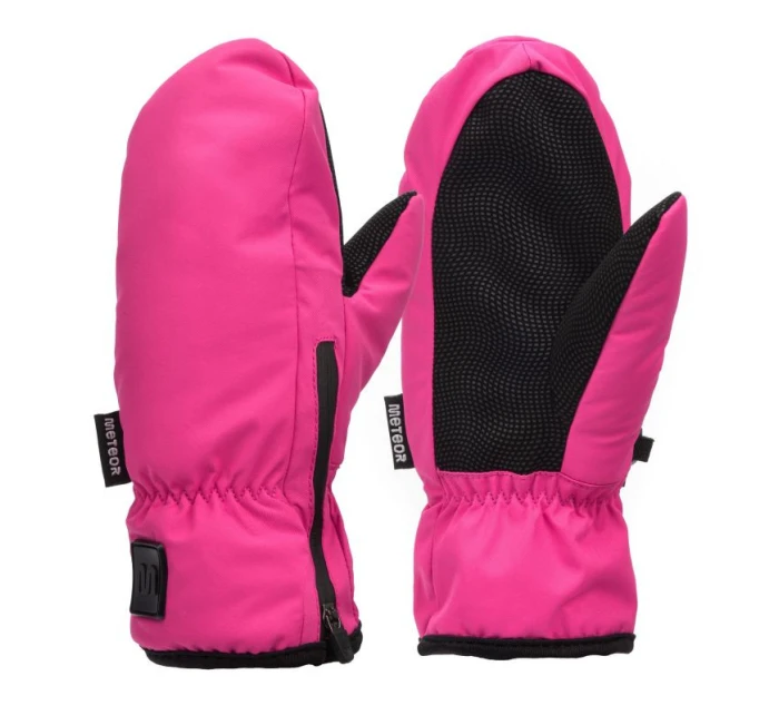 Meteor Juna zimné rukavice XXS ružová/čierna Meteor Juna zimné rukavice XXS ružová/čierna