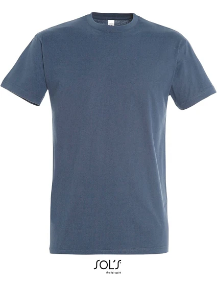 Tričko SOL'S Imperial z hrubej bavlny 25.1500 denim Tričko SOL'S Imperial z hrubej bavlny 25.1500 denim