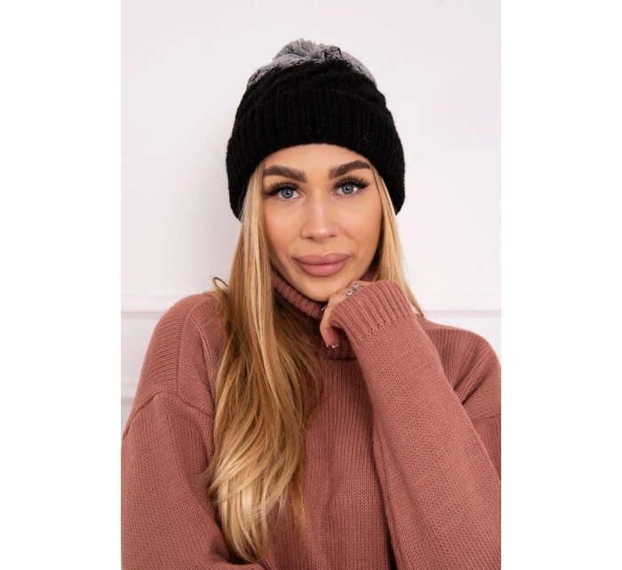 Fleecová čepice model 18749987 - K-Fashion Fleecová čepice model 18749987 - K-Fashion