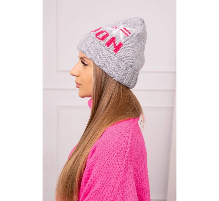 Dámska čiapka London K385 šedá