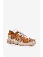 Dámské Kožené Polobotky model 21693708 Multikolor - Maciejka