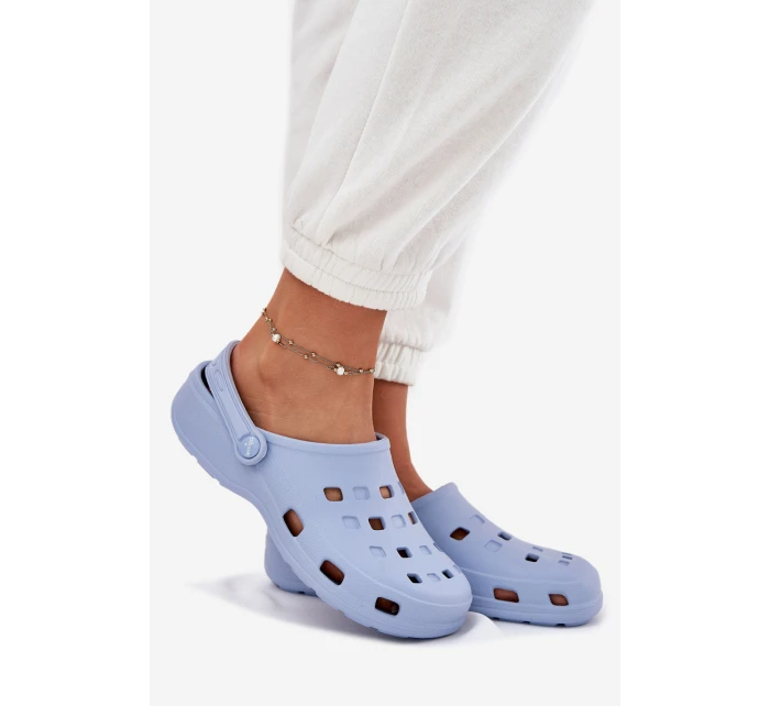 Klapki Damskie Piankowe LEMIGO 806 Niebieskie