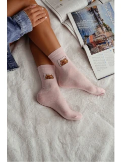 Dámské ponožky Kapibara Růžové