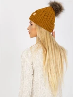 Dámská čepice JK CZ model 14838324 tmavě žlutá - FPrice Dámská čepice JK CZ model 14838324 tmavě žlutá - FPrice