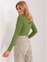 Sweter PM SW model 18900662 khaki - FPrice Sweter PM SW model 18900662 khaki - FPrice