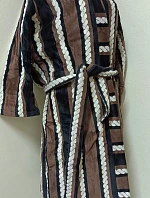 VÝPREDAJ - Pánsky froté župan 1201 Dallas brown - Vestis