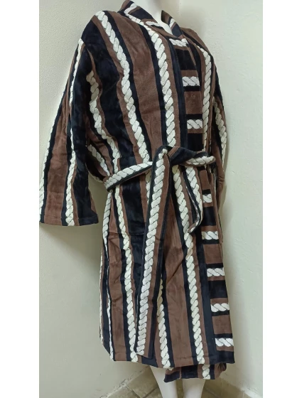 VÝPREDAJ - Pánsky froté župan 1201 Dallas brown - Vestis VÝPREDAJ - Pánsky froté župan 1201 Dallas brown - Vestis