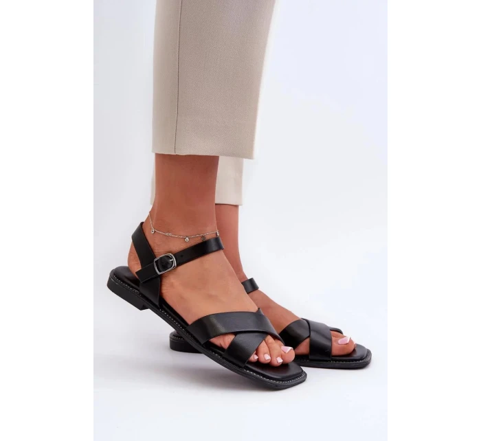 Dámske sandále KV27-003 Black - S.Barski