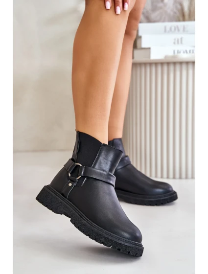 Kotníkové Boty Zateplené Na Zip Big Star model 21675377 Černé - Big Star Shoes