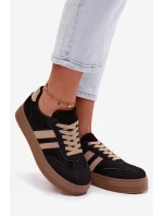 Dámské tenisky na platformě Černé model 21937656 - Boto Dámské tenisky na platformě Černé model 21937656 - Boto