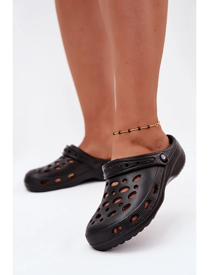 Dámské černé pěnové pantofle s model 22275328 - Boto