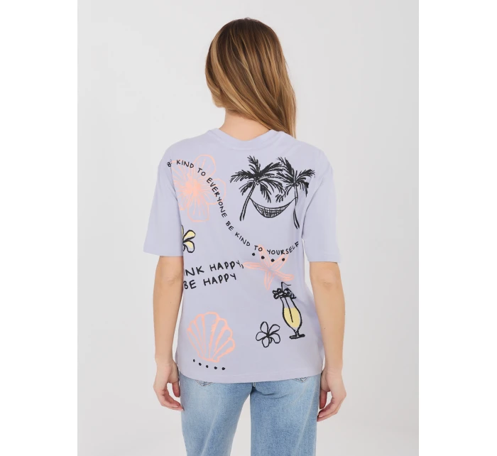 Tričko D12022AH02645AA svetlo fialové