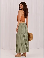 Spódnica MO SD model 22272220 khaki - FPrice