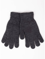 Yoclub Dámske základné šedé rukavice RED-MAG2K-0050-006 Grey