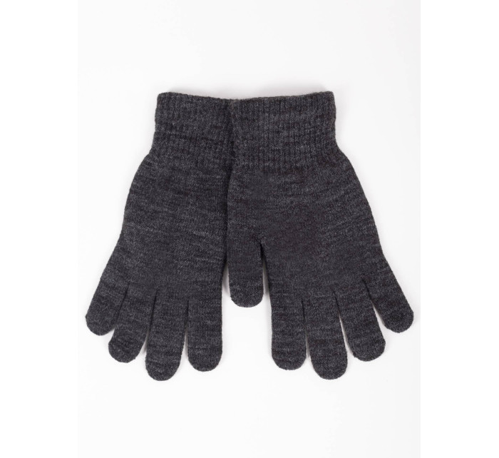 Yoclub Dámske základné šedé rukavice RED-MAG2K-0050-006 Grey